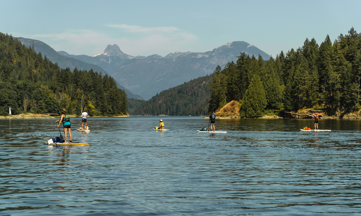 Discovery Islands SUP Coastal Touring Adventure courtesy Courtney Sinclair of Court Outdoors