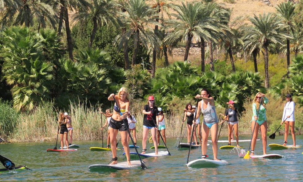 paddle boarding israel