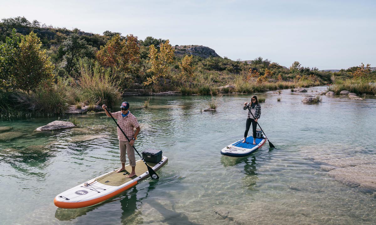 Fishing SUP Stability