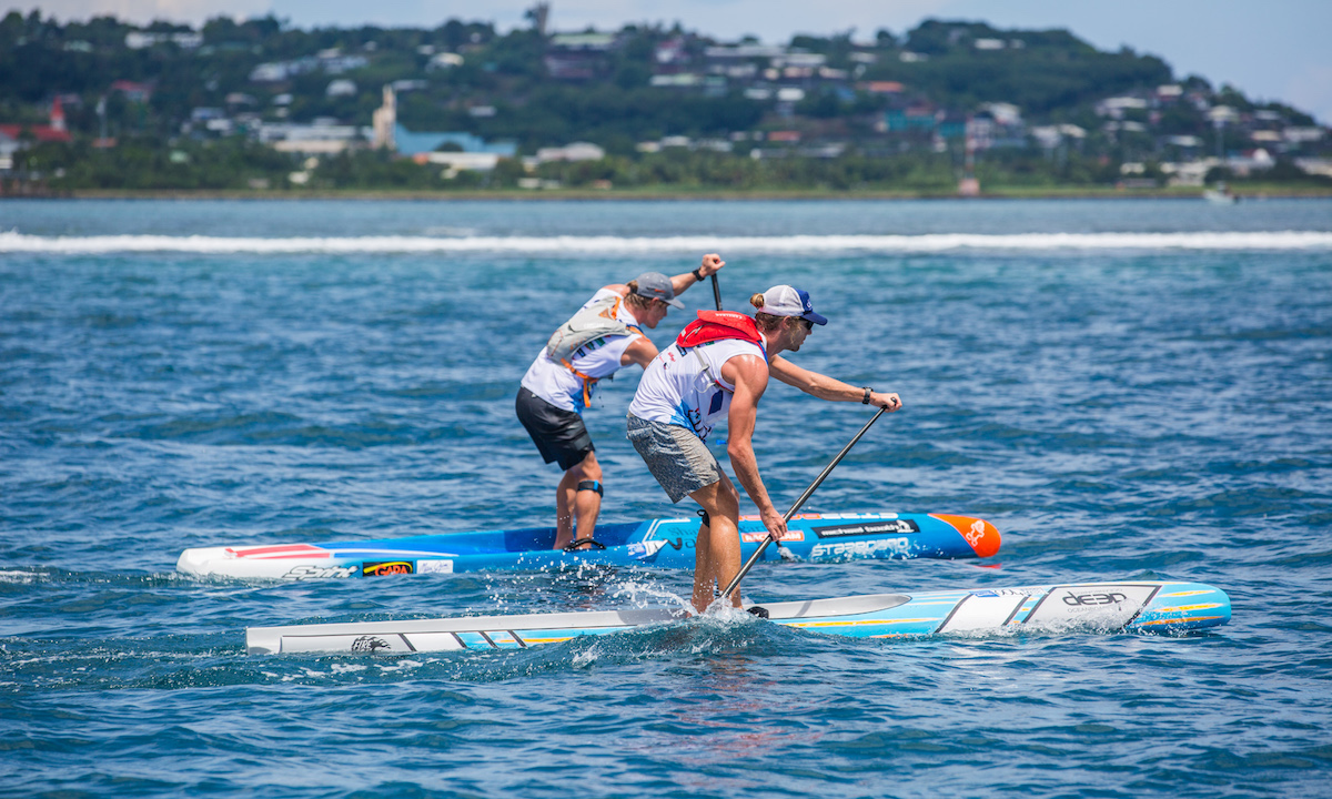 marcus hansen and sonni honscheid victorious at air france paddle festival 6