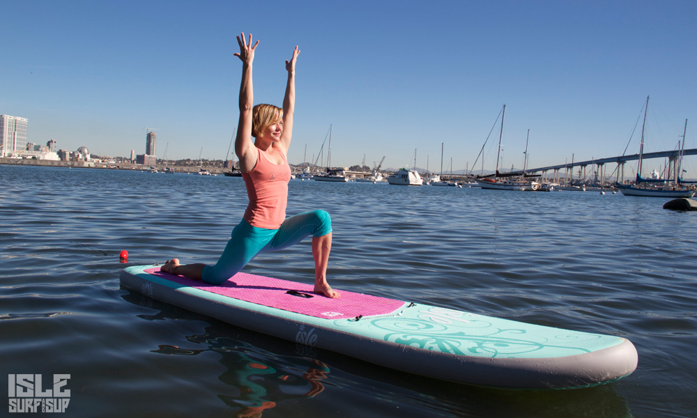 10 sup yoga poses beginner modified crescent lunge