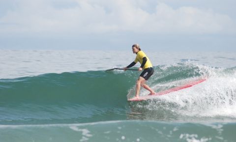 The talent at the 1st Annual Wrightsville Beach SUP Surf Pro-Am was incredible! | Photo: Kelsey Callahan AND Carolina PaddleBoard Co.