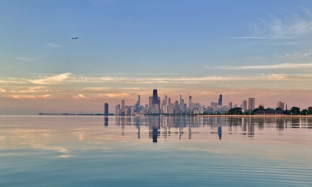 Chicago sunrise. | Photo by Kirsten Lefeldt