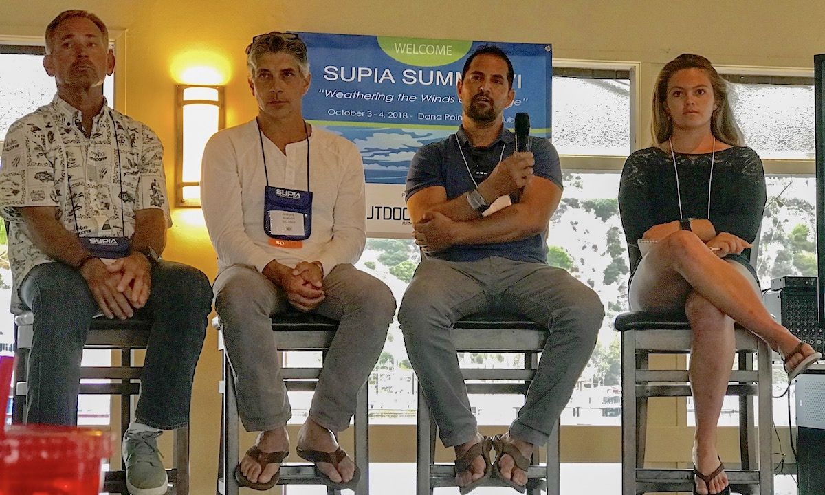 SUPIA Summit panel with WPA, SUPIA, ICF, and Paddler's Collective representatives. | Photo courtesy: Supconnect