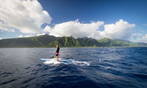 Zane Schweitzer in Tahiti. | Photo: Ben Thouard / Starboard