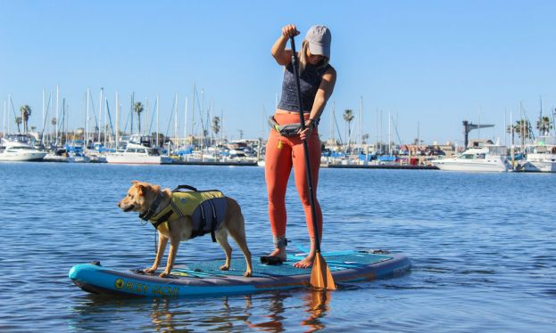 Sam Eastburn with her pup Jack. | Photo © Supconnect