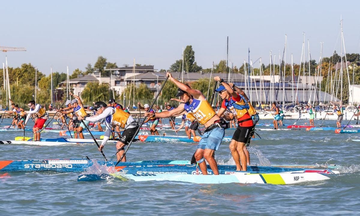 Men's Distance Race at the 2021 ICF World SUP Championships. | Photo courtesy: International Canoe Federation