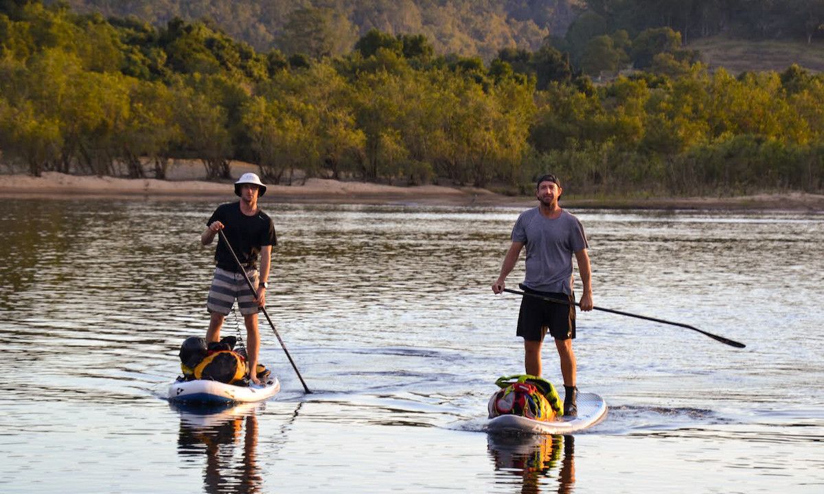 Lincoln Dews (left) and Nick Ray (right) on their expedition down the Nymboida River in Australia. | Photo courtesy: SIC Maui