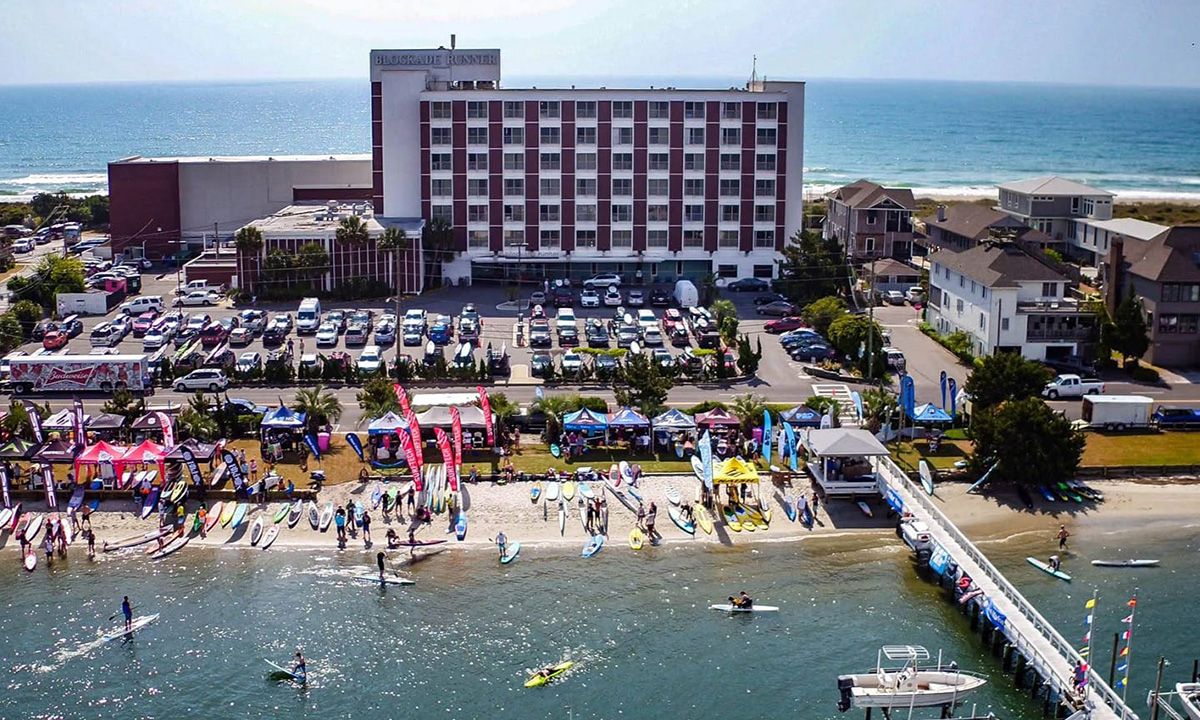 Aerial view of the Blockade Runner Hotel, home of the Carolina Cup. | Photo courtesy USA SUP