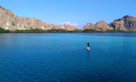 Komodo Islands are an undiscovered SUP paradise. | Photo: SUP Wilderness Adventures