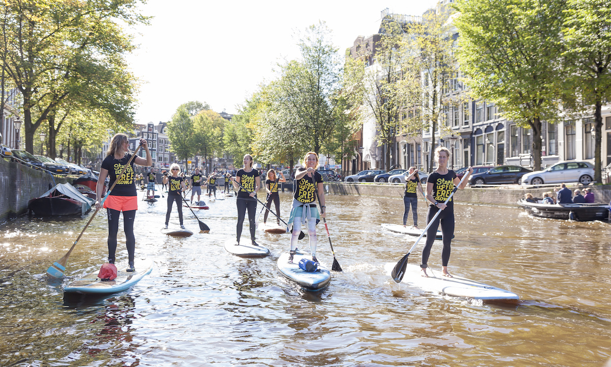 paddleboarding amsterdam summer 2