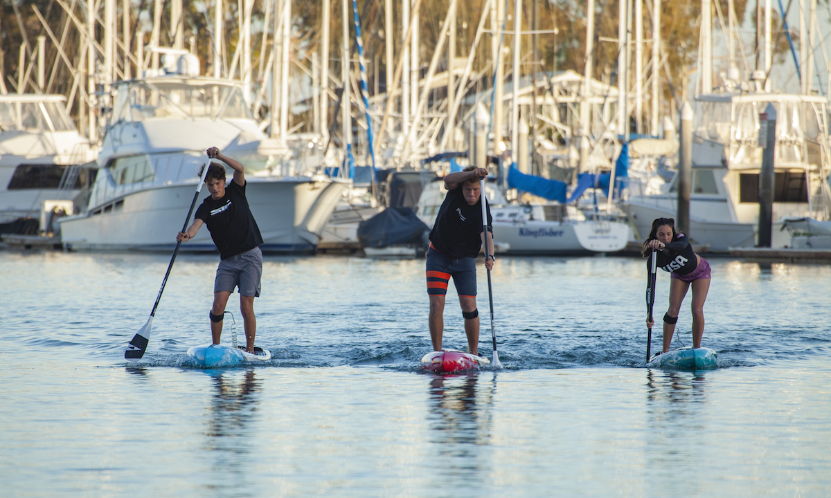 training for sup racing