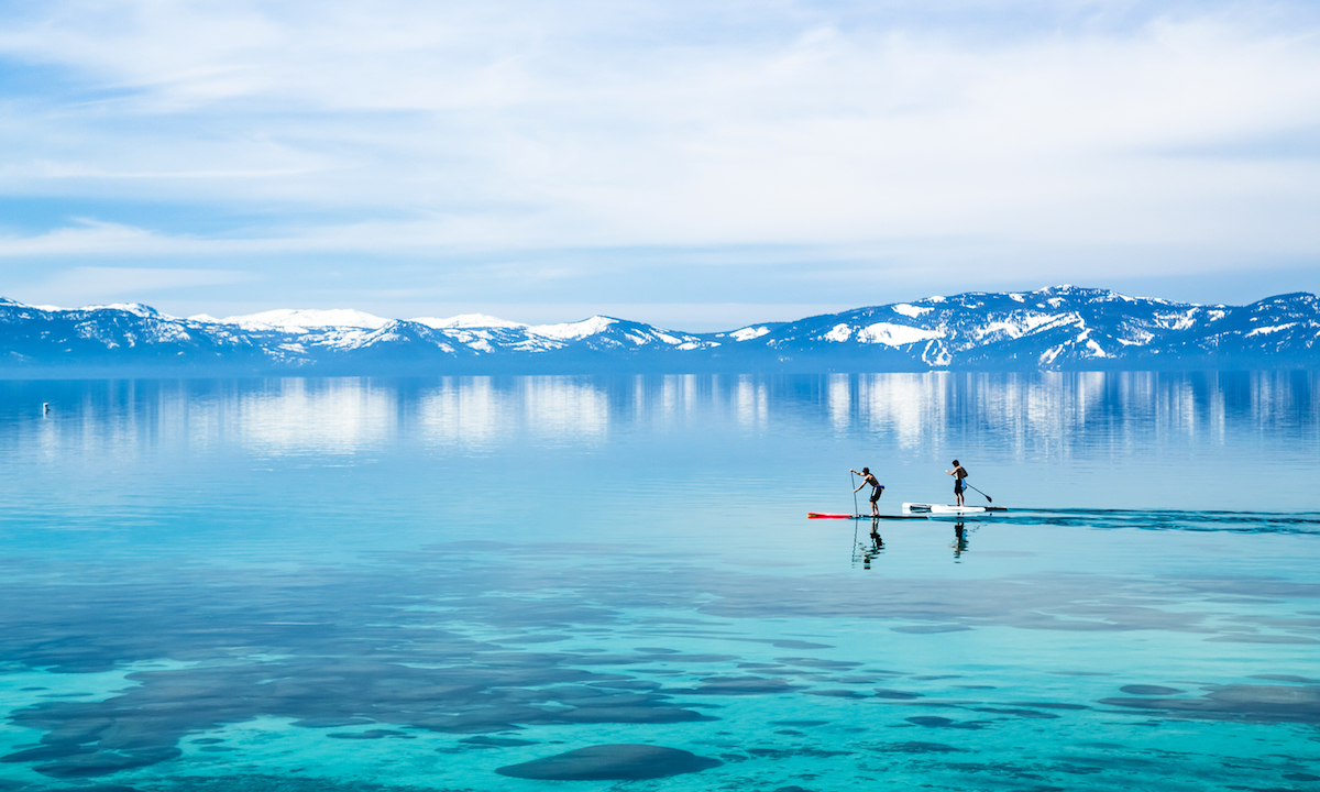 paddle boarding with a cold 1