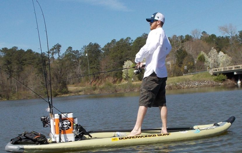Ready-made fishing cooler makes it a one trip to the water for SUP anglers. | All photos courtesy of Bonefish Cooler