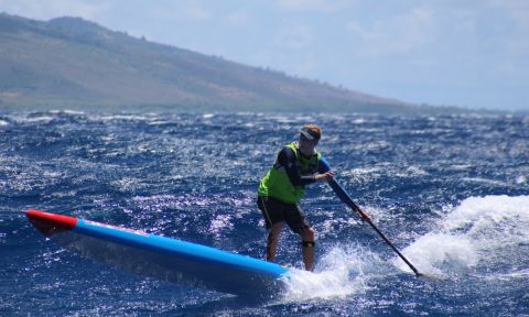 Connor Baxter. 2017 Maui-to-Molokai Champ. | Photo: Karen Baxter