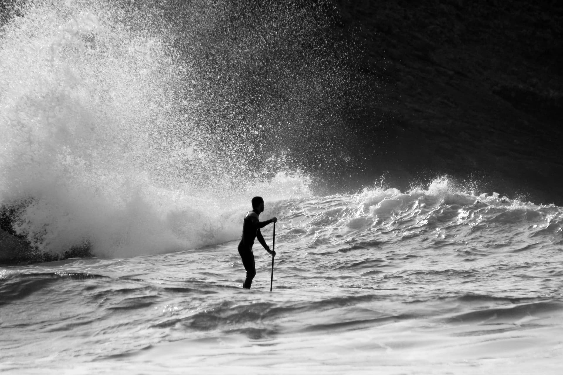 On your way to find the wave you have to face the force of the sea. | Photo courtesy: David Abarca, Supconnect Photo Contest 2023