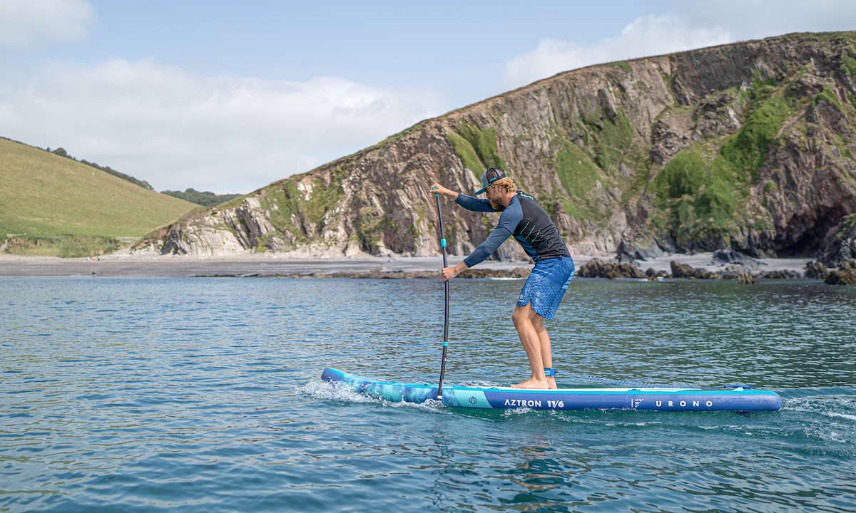 skincare while paddleboarding