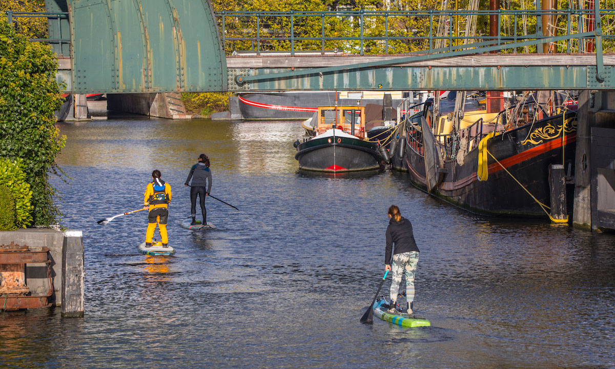 paddleboarding amsterdam kromhout shipyard