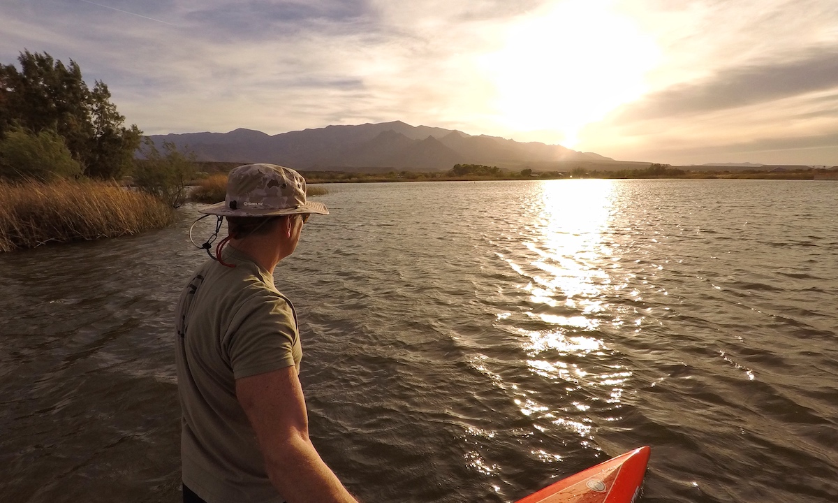 paddle boarding baja arizona roper lake Pinaleno Mountains