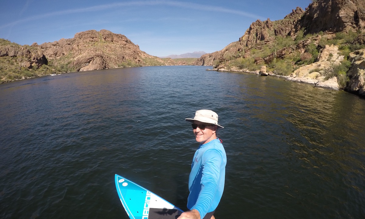 paddle boarding baja arizona saguaro lake