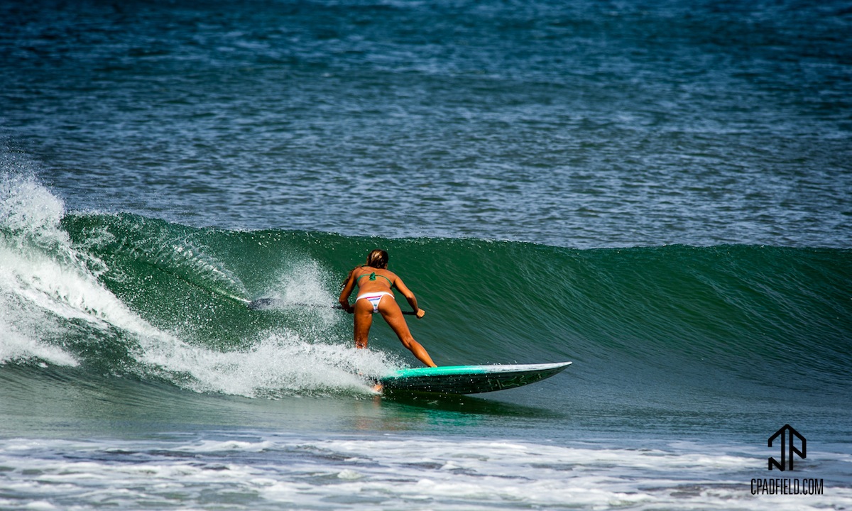 Freights Bay Sarah SUP surf PhotoCredit ChrisPadfield