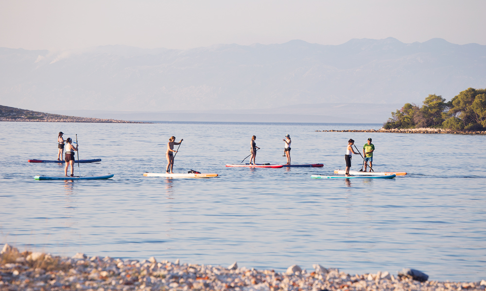 paddle boarding croatia southern coast of molat 2