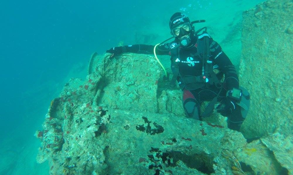 WWII relics at milion dollar point espiritu santo vanuatu