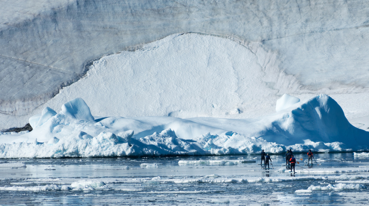 exotic sup destination antarctica