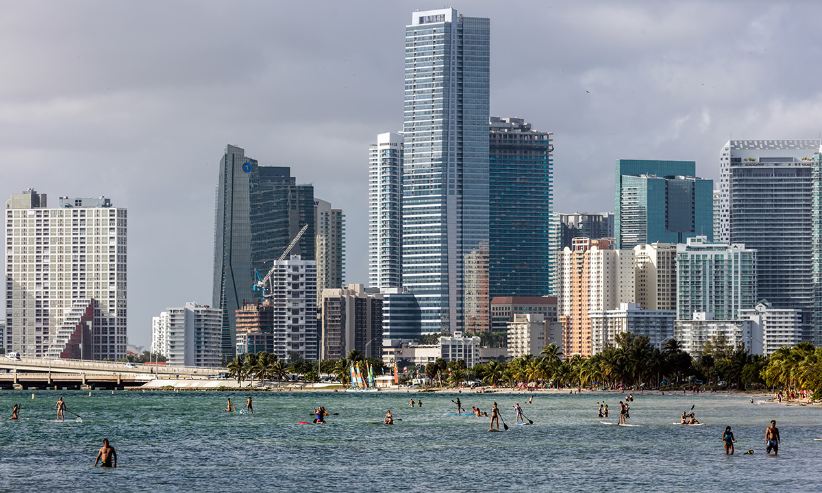 south beach miami paddleboarding hobie island beach park