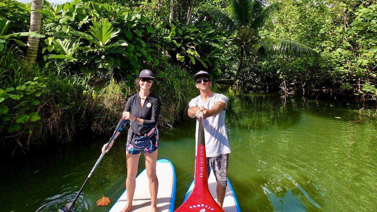 paddle boarding raiatea french polynesia faaroa river 1