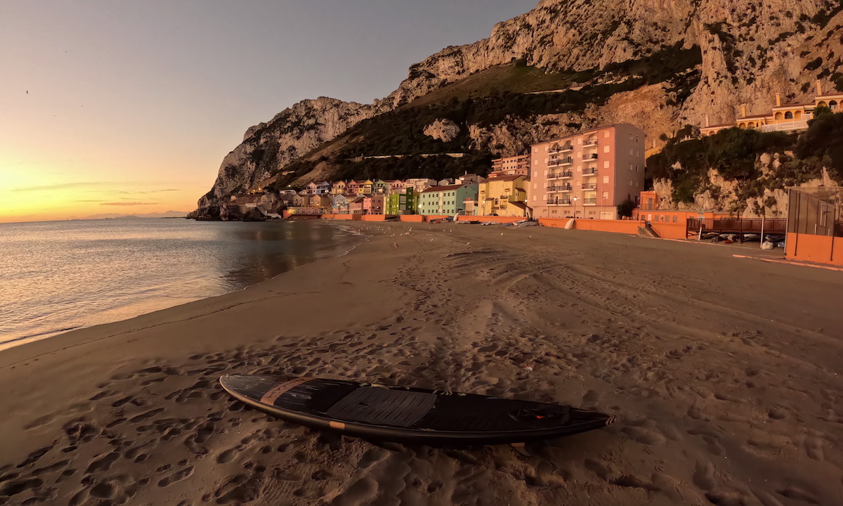 Catalan Bay Sunrise Launch on a Clam Day