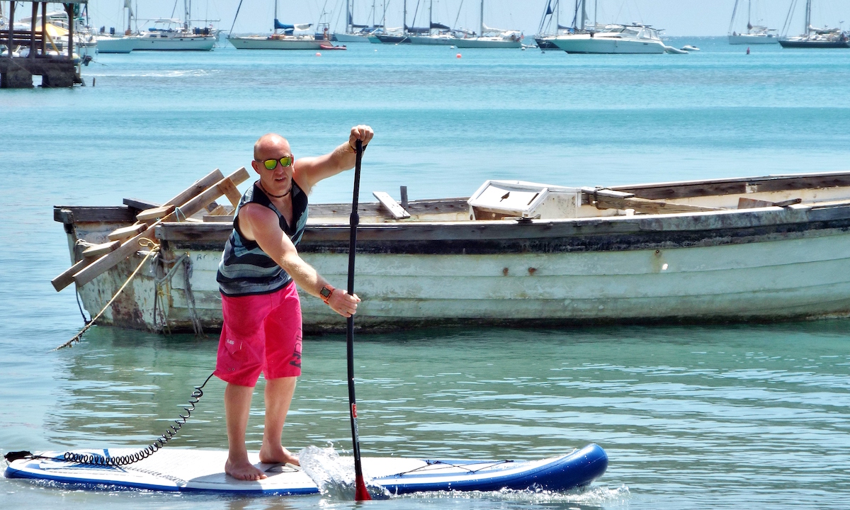 paddle boarding grenada wreck inspection fi plavenieks