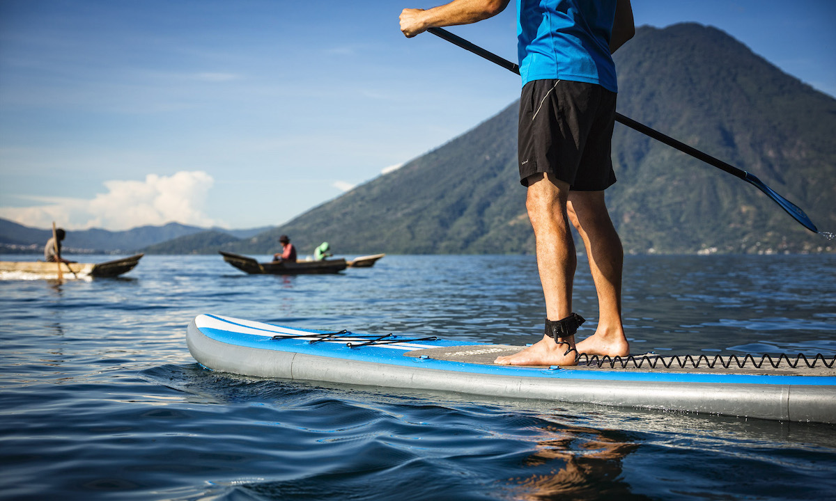 Paddle Boarding Lake Atitlán, Guatemala