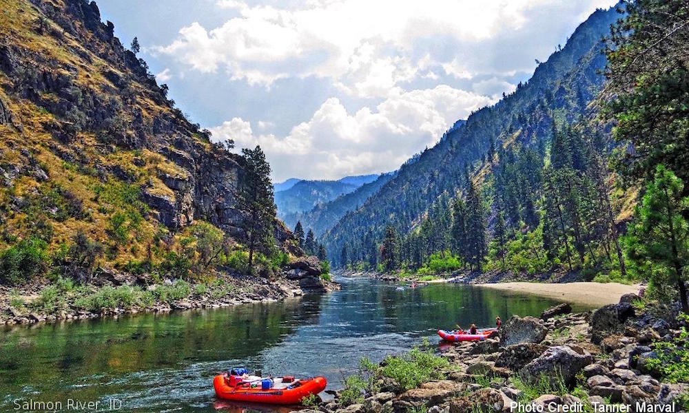 paddle boarding central idaho salmon river 1