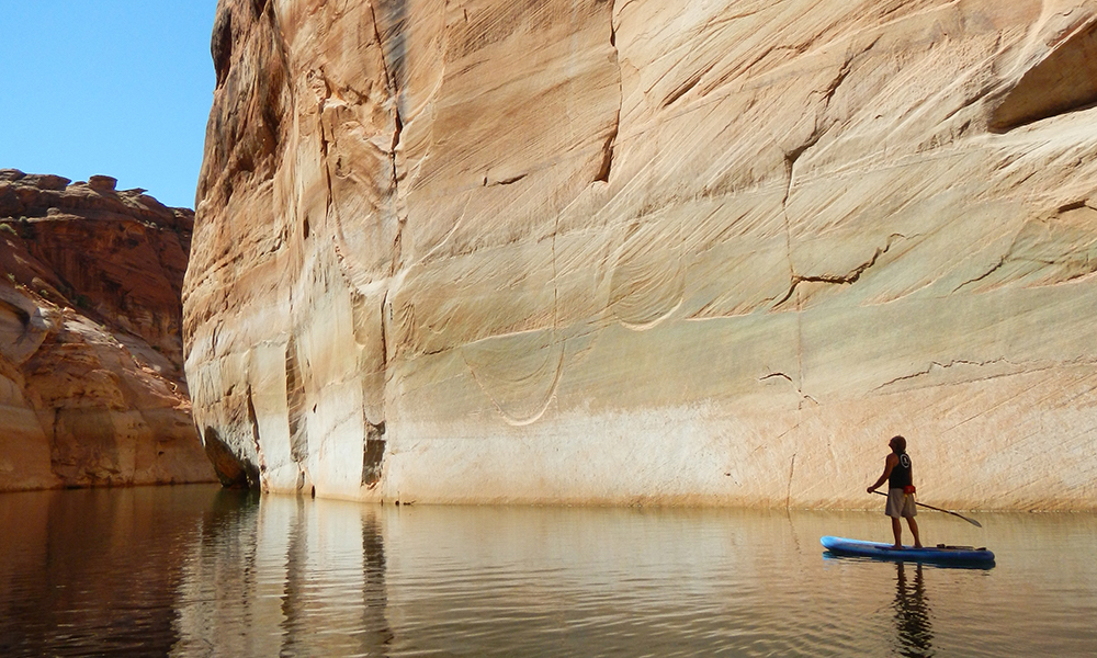 Paddle Boarding Lake Powell