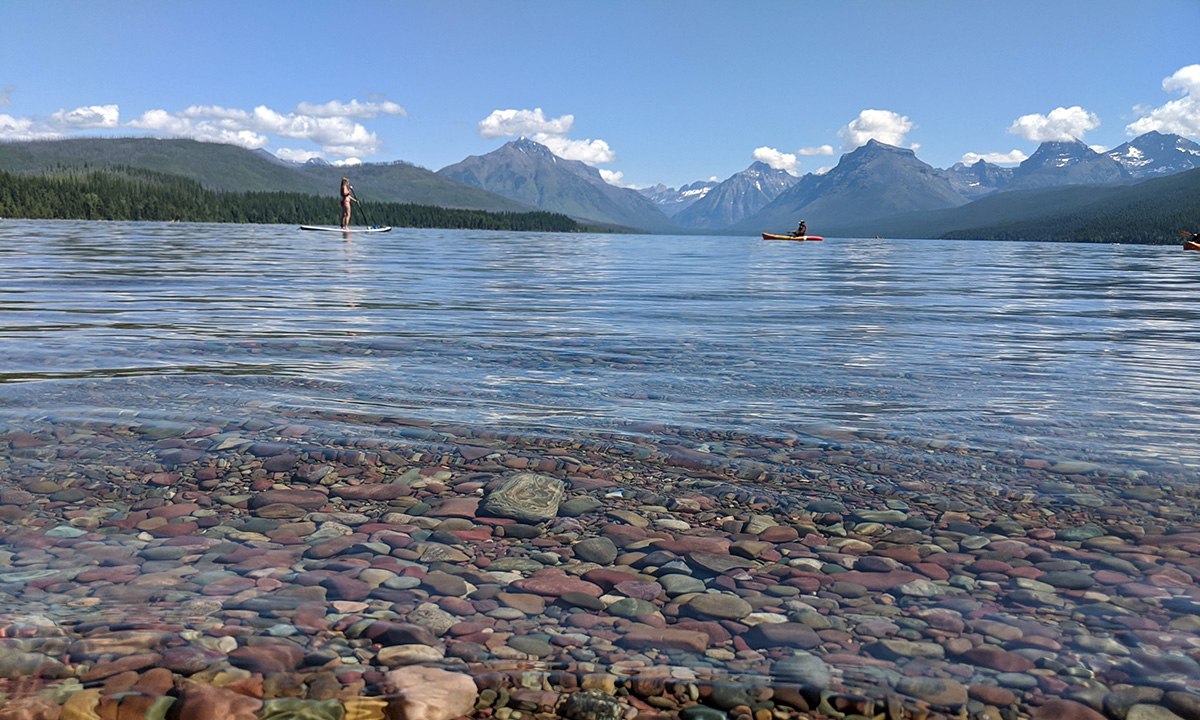 paddle board lake mcdonald 5