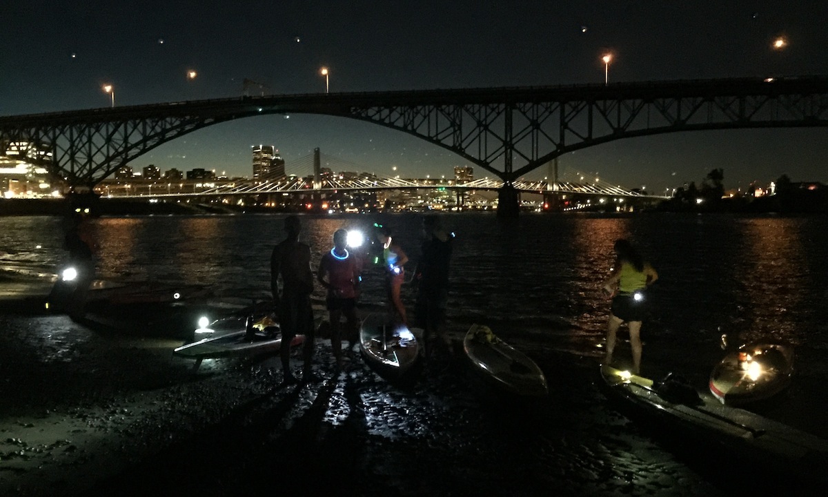 ross island night paddle photo brett