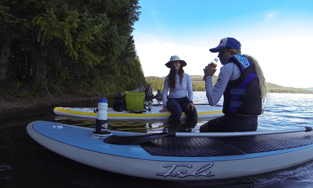 timothy lake photo brett sup beverlyandzoe downen picnic table sups