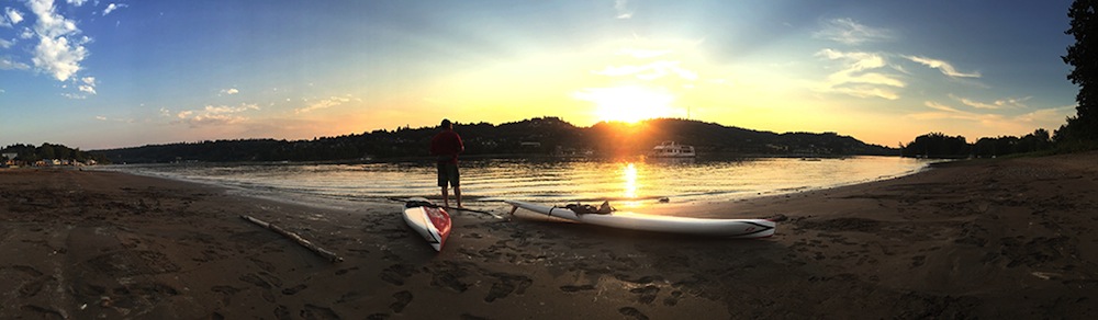 willamette river photo brett downen sup brett murray rossisland