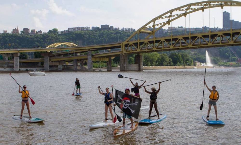 paddle boarding pittsburgh 1
