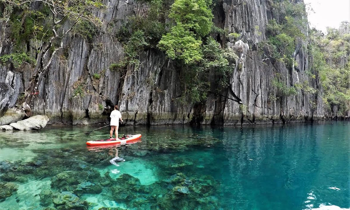 Paddle Boarding Coron Island, Palawan, Philippines