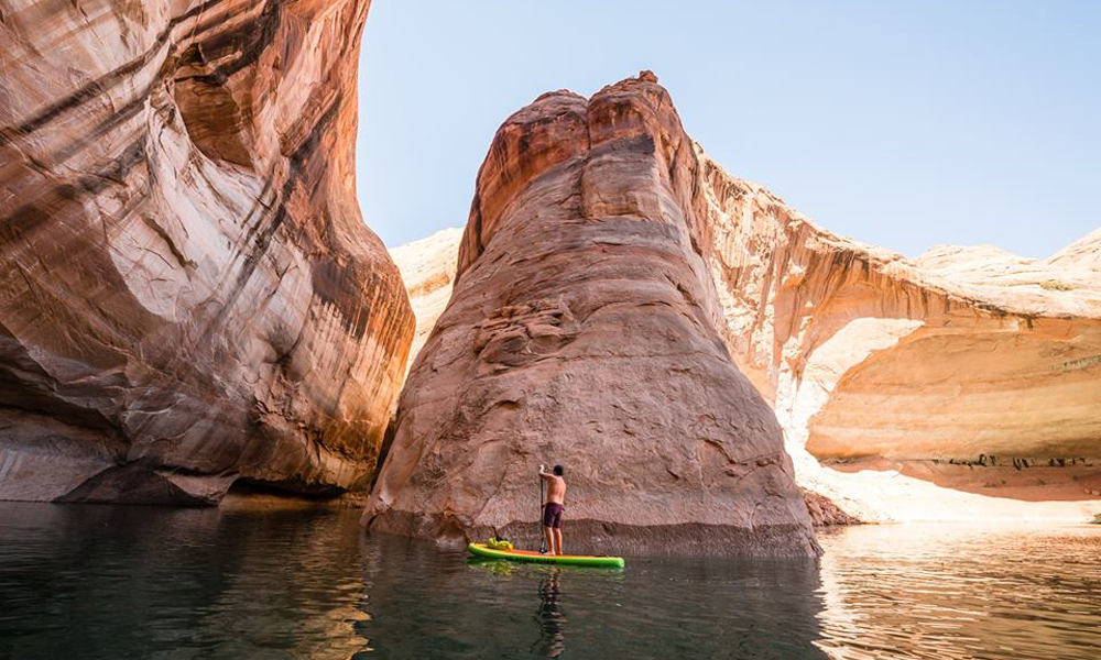 places to paddle board travel 2018 lake powell sup UPLake 1