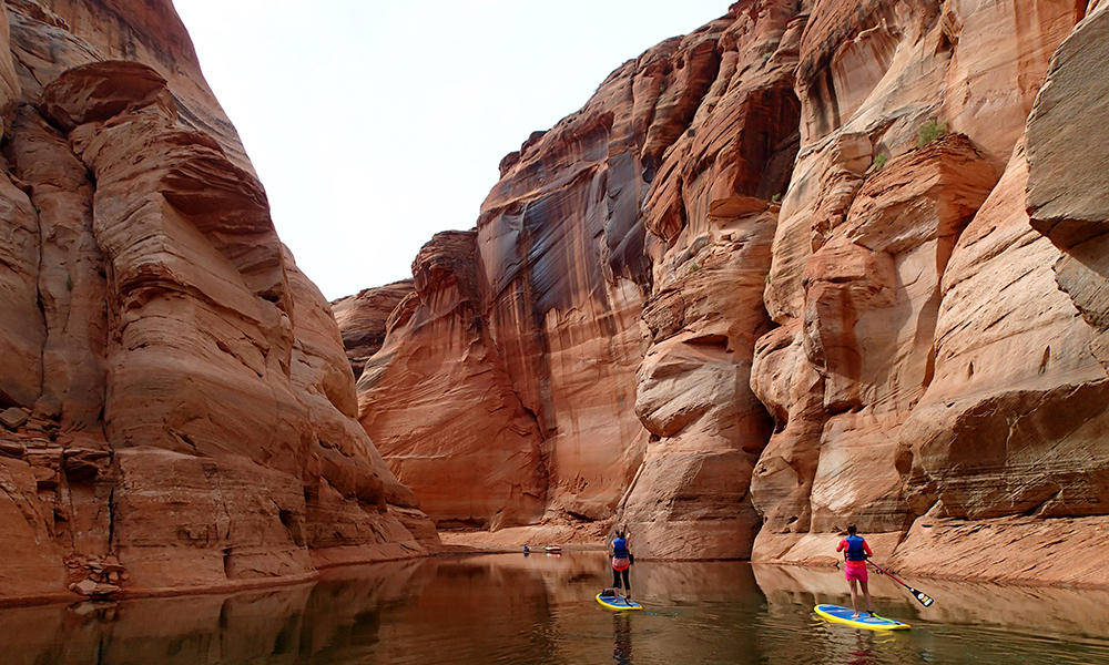 places to paddle board travel 2018 lake powell sup antelope canyon1