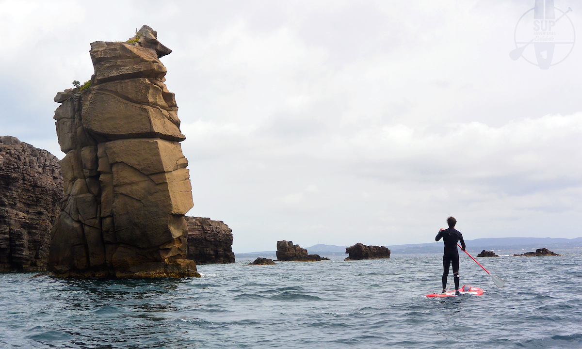 paddle boarding san pietro island italy 4