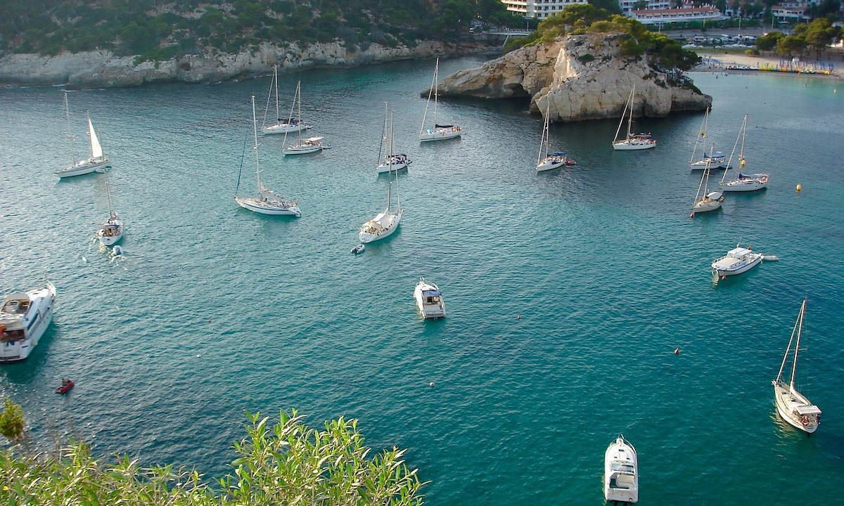 paddleboarding menorca spain cala galdana