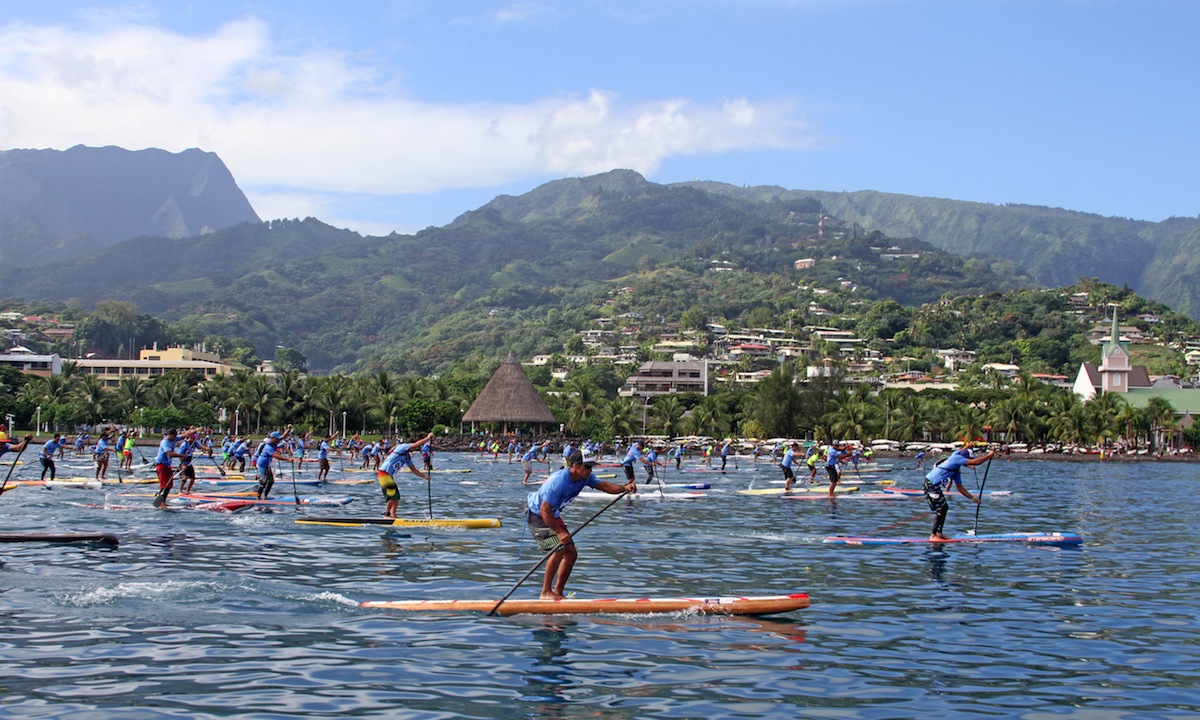 tahiti airfrance paddle festival