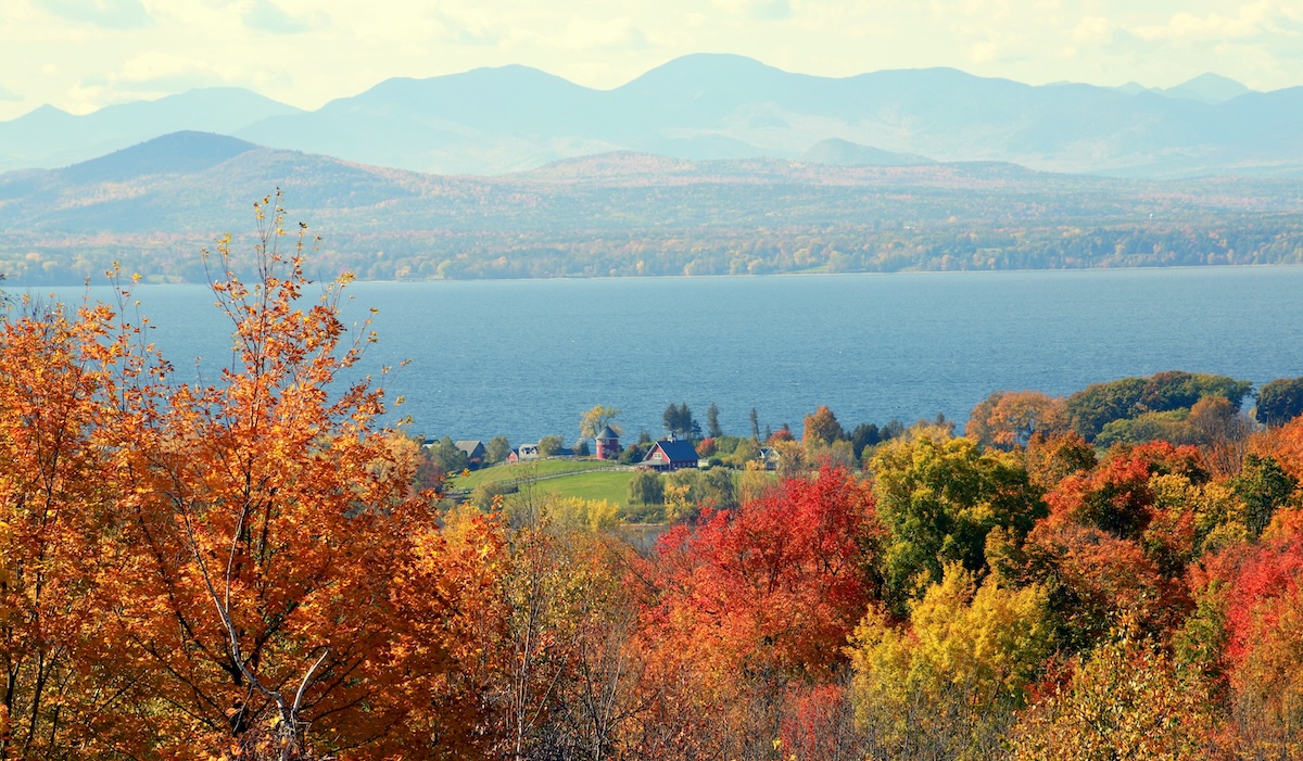 Lake Champlain autumn