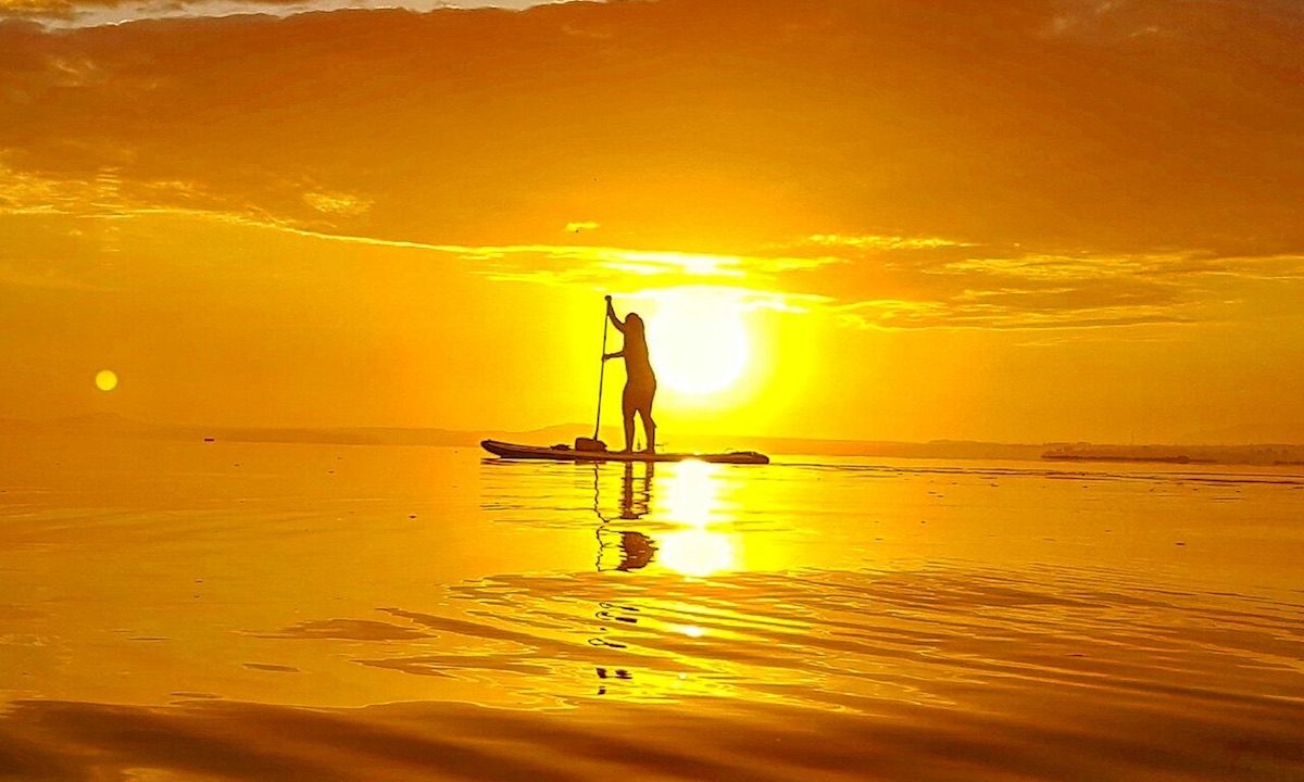 paddle boarding vietnam tri an lake 5