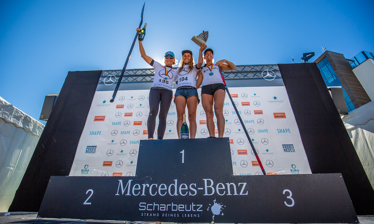 paddle league scharbeautz 2018 women podium