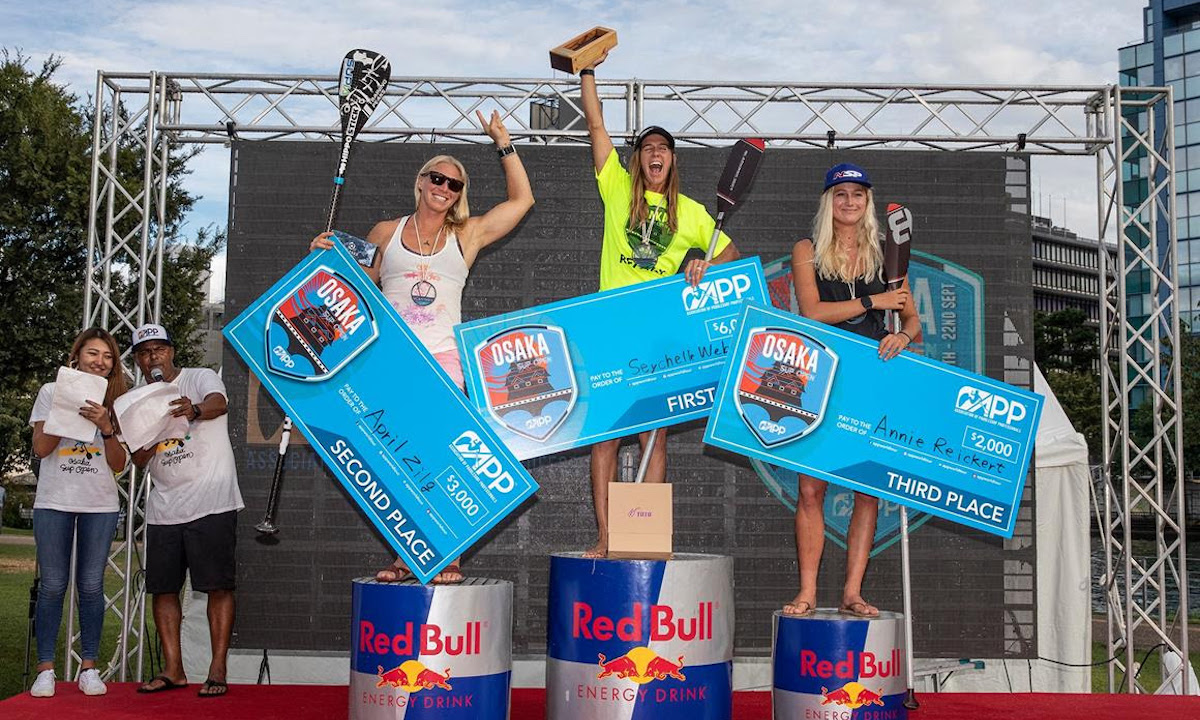 osaka sup open 2019 women podium